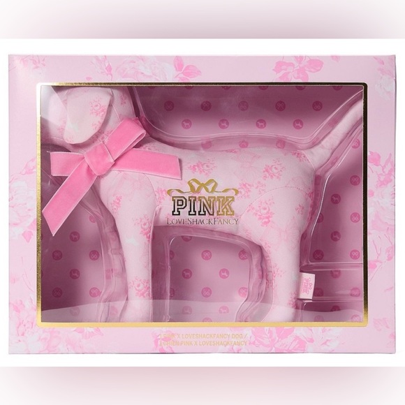 LoveShackFancy Pink Floral Dog Plush - Picture 1 of 1
